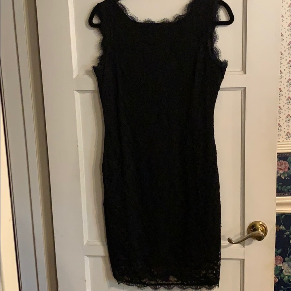 Black slip on dress
